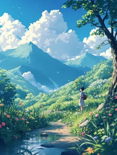 慢生活 治愈系 高清海报