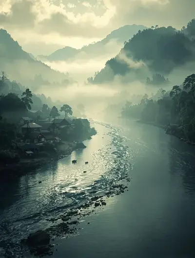 大河之畔 纪实改编 高清海报